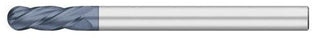 BelNic Tools - 4-Flute Xtra Long Length Ball Nose End Mills